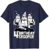 imageStar Wars Stormtrooper Party Hats Trio 4th Birthday Trooper TShirtNavy Blue