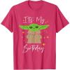 imageStar Wars The Mandalorian The Child Its My Birthday TShirtRed Heather