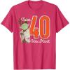 imageStar Wars Yoda 40th Birthday TShirtRed Heather