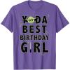 imageStar Wars Yoda Best Birthday Girl Rebel Logo TShirtPurple Heather