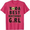 imageStar Wars Yoda Best Birthday Girl Rebel Logo TShirtRed Heather