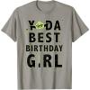 imageStar Wars Yoda Best Birthday Girl Rebel Logo TShirtSlate Grey