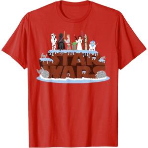 imageStar Wars Character Birthday Cake TShirtRed