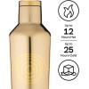 imageCorkcicle x Star Wars Darth Vader Sport Canteen Insulated Tumbler 16 oz  Reusable Water Bottle Keeps Beverages Cold for 25 Hours ampamp Hot 12 Hours  Cupholder Friendly Tumbler with ScrewOn CapC3PO