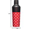 imageCorkcicle x Star Wars Darth Vader Sport Canteen Insulated Tumbler 16 oz  Reusable Water Bottle Keeps Beverages Cold for 25 Hours ampamp Hot 12 Hours  Cupholder Friendly Tumbler with ScrewOn CapMinnie Mouse Polka Dot