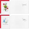 imageHallmark Star Wars The Mandalorian Boxed Christmas Card Assortment 16 Cards and Envelopes Grogu Baby Yoda Snowman