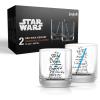 imageJoyJolt Star Wars ObiWan Kenobi Lightsaber Short Drinking Glass  10 oz  Set of 2