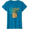 imageStar Wars The Mandalorian The Child Kids 9th Birthday TShirtSapphire Blue