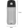 imageTHERMOS FUNTAINER 16 Ounce Plastic Hydration Bottle with Spout MANDALORIANBlack