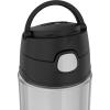 imageTHERMOS FUNTAINER 16 Ounce Plastic Hydration Bottle with Spout MANDALORIANBlack