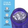 imageTHERMOS FUNTAINER 16 Ounce Plastic Hydration Bottle with Spout MANDALORIANPurple