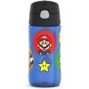 imageTHERMOS FUNTAINER 16 Ounce Plastic Hydration Bottle with Spout MANDALORIANMario