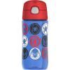imageTHERMOS FUNTAINER 16 Ounce Plastic Hydration Bottle with Spout MANDALORIANSpiderMan