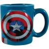 imageVandor Marvel Captain America Shaped Ceramic Soup Coffee Mug Cup 20 Ounce XLarge Pack of 1Captain America