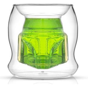 imageJoyJolt Star Wars Boba Fett 3D Helmet 65oz Double Wall Glass Coffee Cup From The Star Wars Coffee Mug Glass Coffee Cups Espresso Cups and Tea Cups Collection of Double Wall GlassesBoba Fett