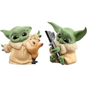 imageSTAR WARS The Bounty Collection Series 5 2Pack Grogu Figures 225InchScale LothCat Cuddles Darksaber Discovery Kids Ages 4 and UpLothcat Cuddles  Darksaber Discovery