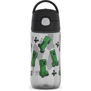imageTHERMOS FUNTAINER 16 Ounce Plastic Hydration Bottle with Spout MANDALORIANMinecraft