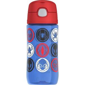 imageTHERMOS FUNTAINER 16 Ounce Plastic Hydration Bottle with Spout MANDALORIANSpiderMan