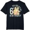 imageStar Wars BB8 ampamp DO Rolling Into My 6th Birthday TShirtBlack