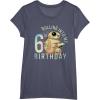imageStar Wars BB8 ampamp DO Rolling Into My 6th Birthday TShirtHeather Blue