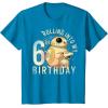 imageStar Wars BB8 ampamp DO Rolling Into My 6th Birthday TShirtSapphire Blue