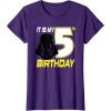 imageStar Wars Darth Vader 5th Birthday TShirt TShirtPurple