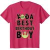 imageStar Wars Yoda Best Birthday Boy Rebel Logo TShirtRed Heather