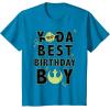 imageStar Wars Yoda Best Birthday Boy Rebel Logo TShirtSapphire Blue