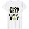 imageStar Wars Yoda Best Birthday Boy Rebel Logo TShirtWhite