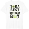 imageStar Wars Yoda Best Birthday Boy Rebel Logo TShirtWhite
