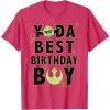 imageStar Wars Yoda Best Birthday Boy Rebel Logo TShirtRed Heather