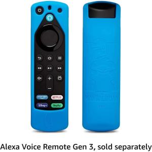 imageStar Wars The Mandalorian Remote Cover for Fire TV Alexa Voice Remote Gen 3 Grogu GreenBounty Blue