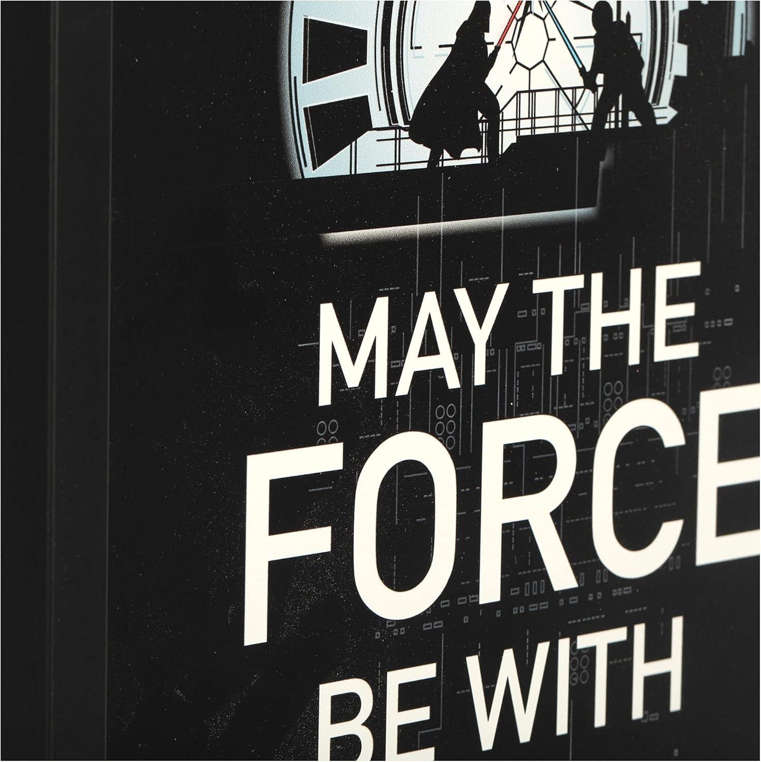 imageOpen Road Brands Disney Star Wars In This House Family Rules Wood Wall Decor  Large Star Wars Wall Art for Living Room Movie Room or Man CaveBlack