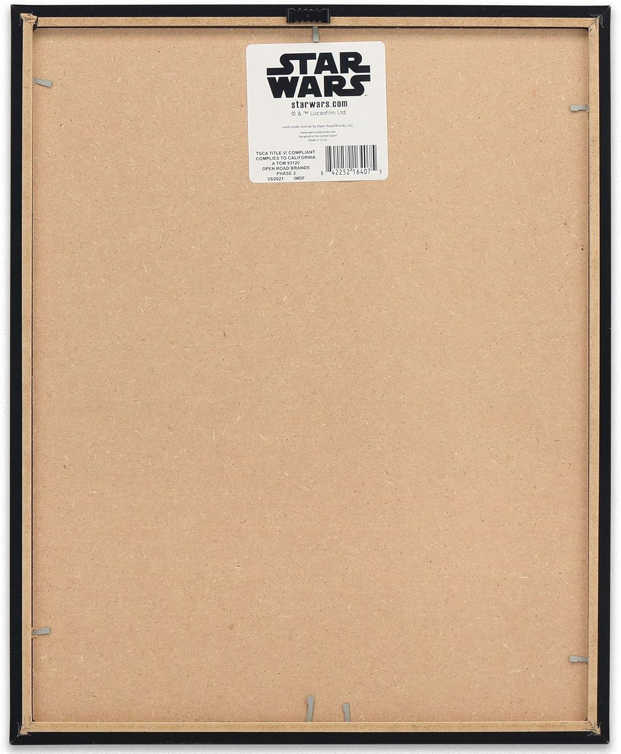 imageOpen Road Brands Disney Star Wars In This House Family Rules Wood Wall Decor  Large Star Wars Wall Art for Living Room Movie Room or Man CaveBlack