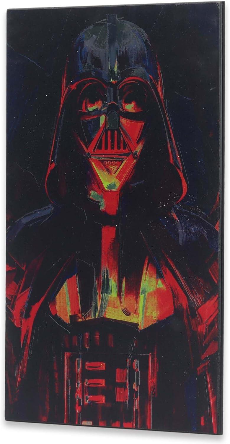 imageOpen Road Brands Disney Star Wars In This House Family Rules Wood Wall Decor  Large Star Wars Wall Art for Living Room Movie Room or Man CaveBlackGold