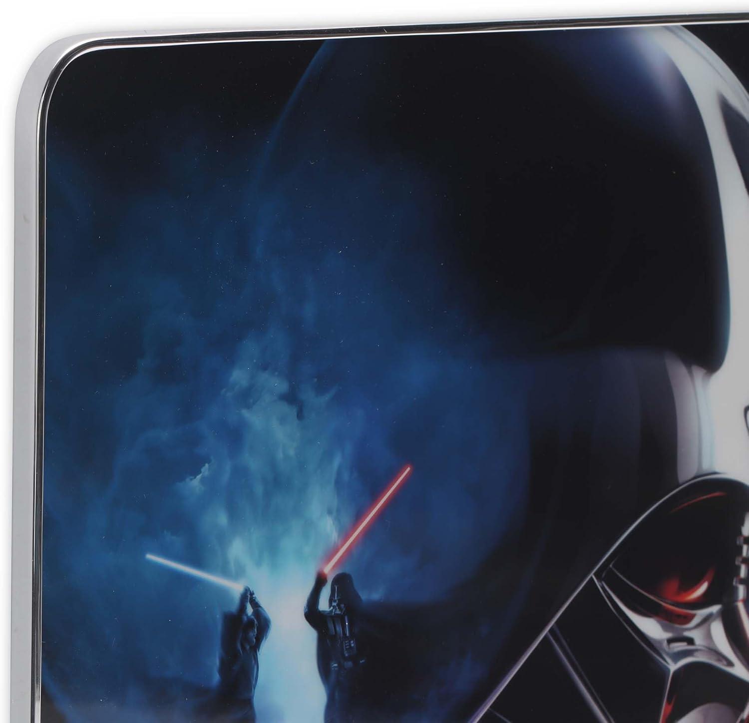 imageOpen Road Brands Disney Star Wars In This House Family Rules Wood Wall Decor  Large Star Wars Wall Art for Living Room Movie Room or Man CaveBlueGray