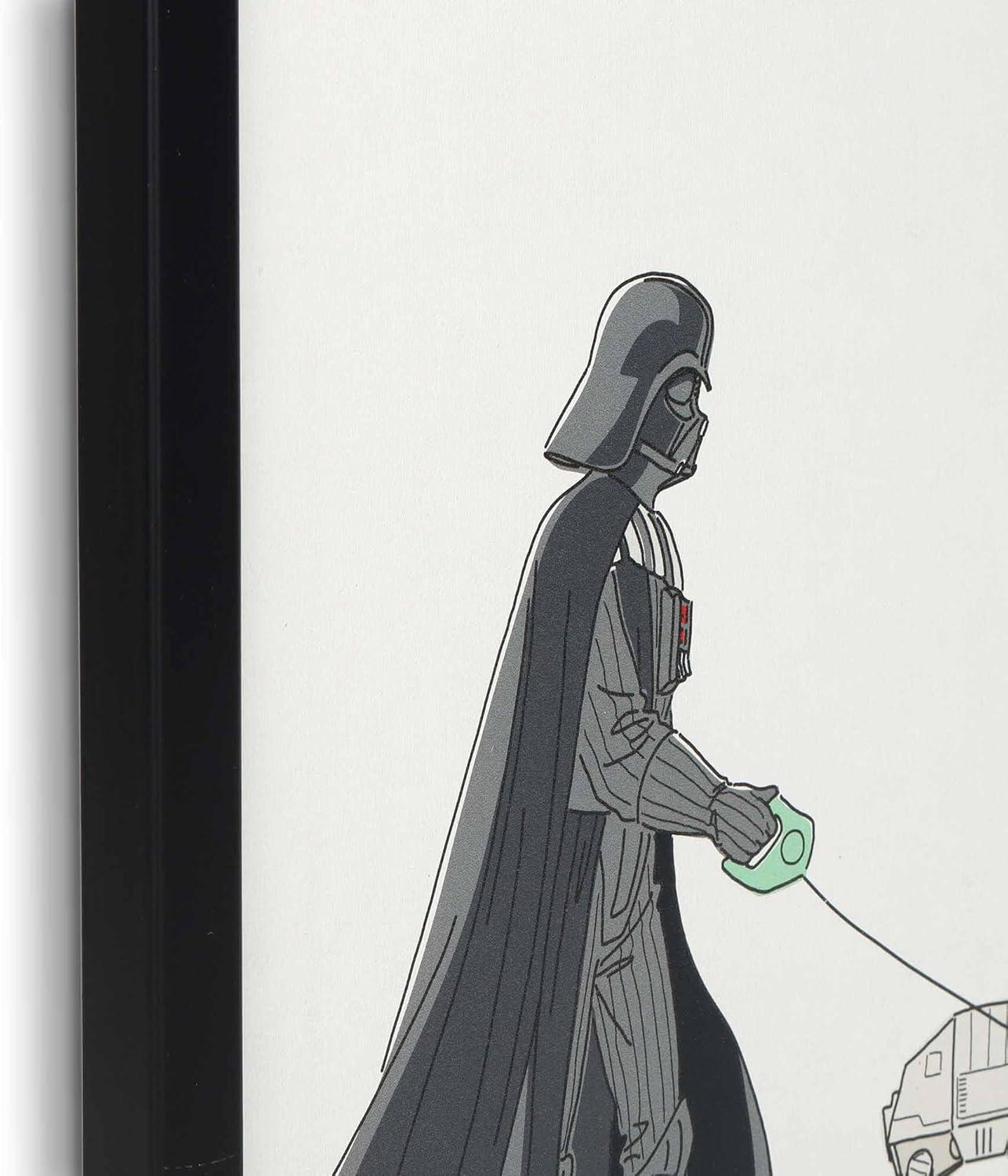 imageOpen Road Brands Disney Star Wars In This House Family Rules Wood Wall Decor  Large Star Wars Wall Art for Living Room Movie Room or Man CaveDark Gray