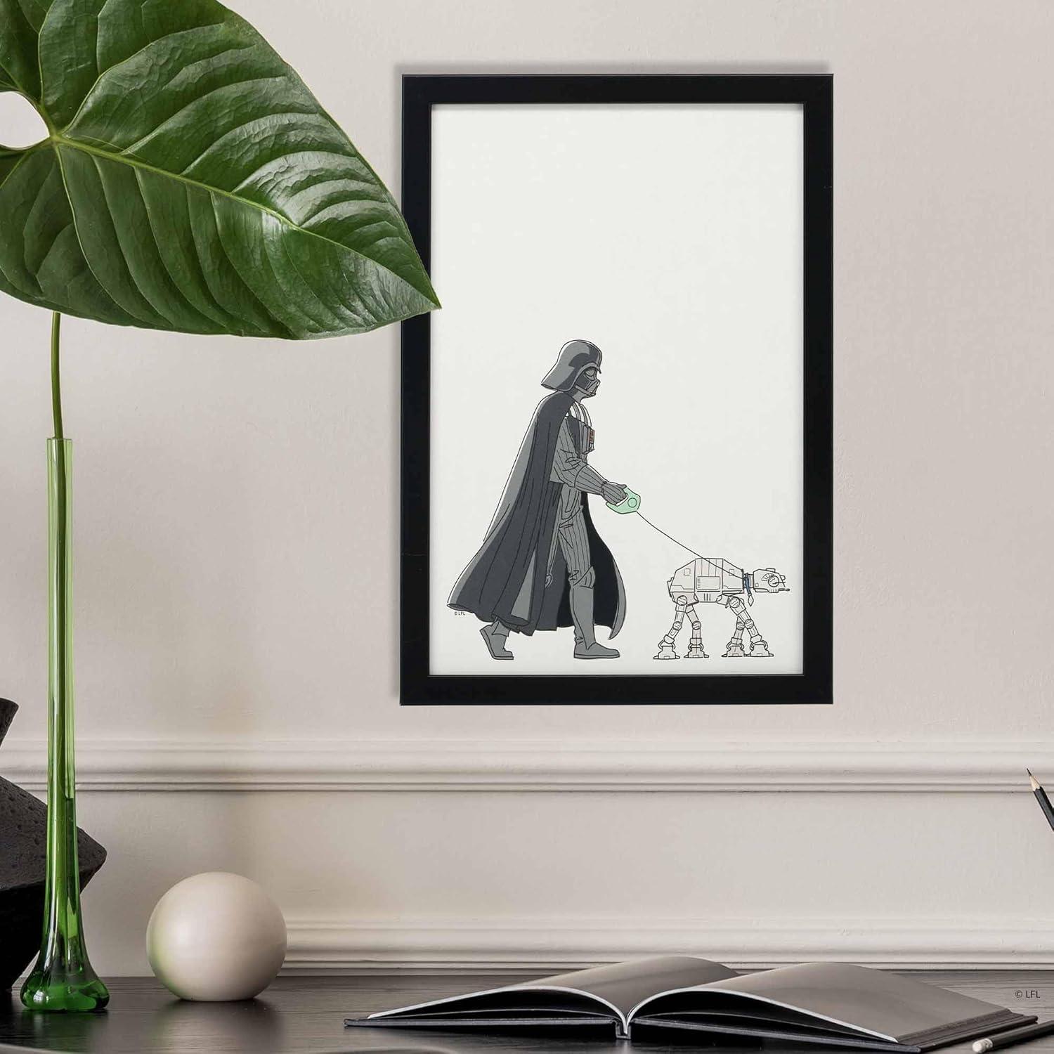 imageOpen Road Brands Disney Star Wars In This House Family Rules Wood Wall Decor  Large Star Wars Wall Art for Living Room Movie Room or Man CaveDark Gray