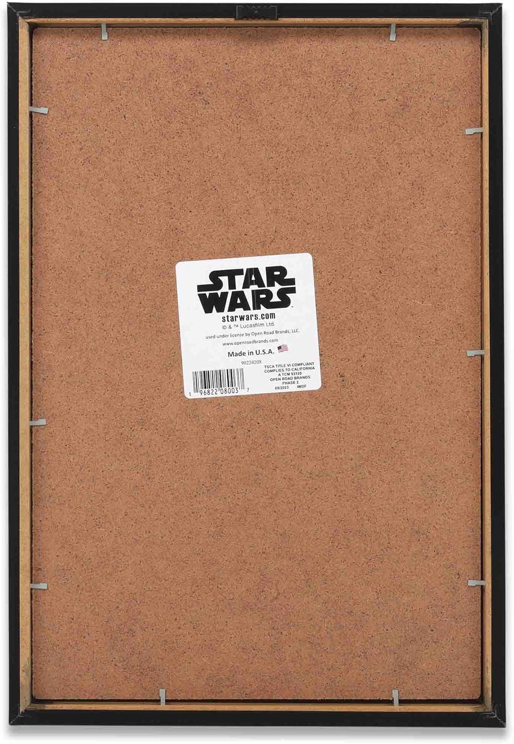 imageOpen Road Brands Disney Star Wars In This House Family Rules Wood Wall Decor  Large Star Wars Wall Art for Living Room Movie Room or Man CaveDark Gray