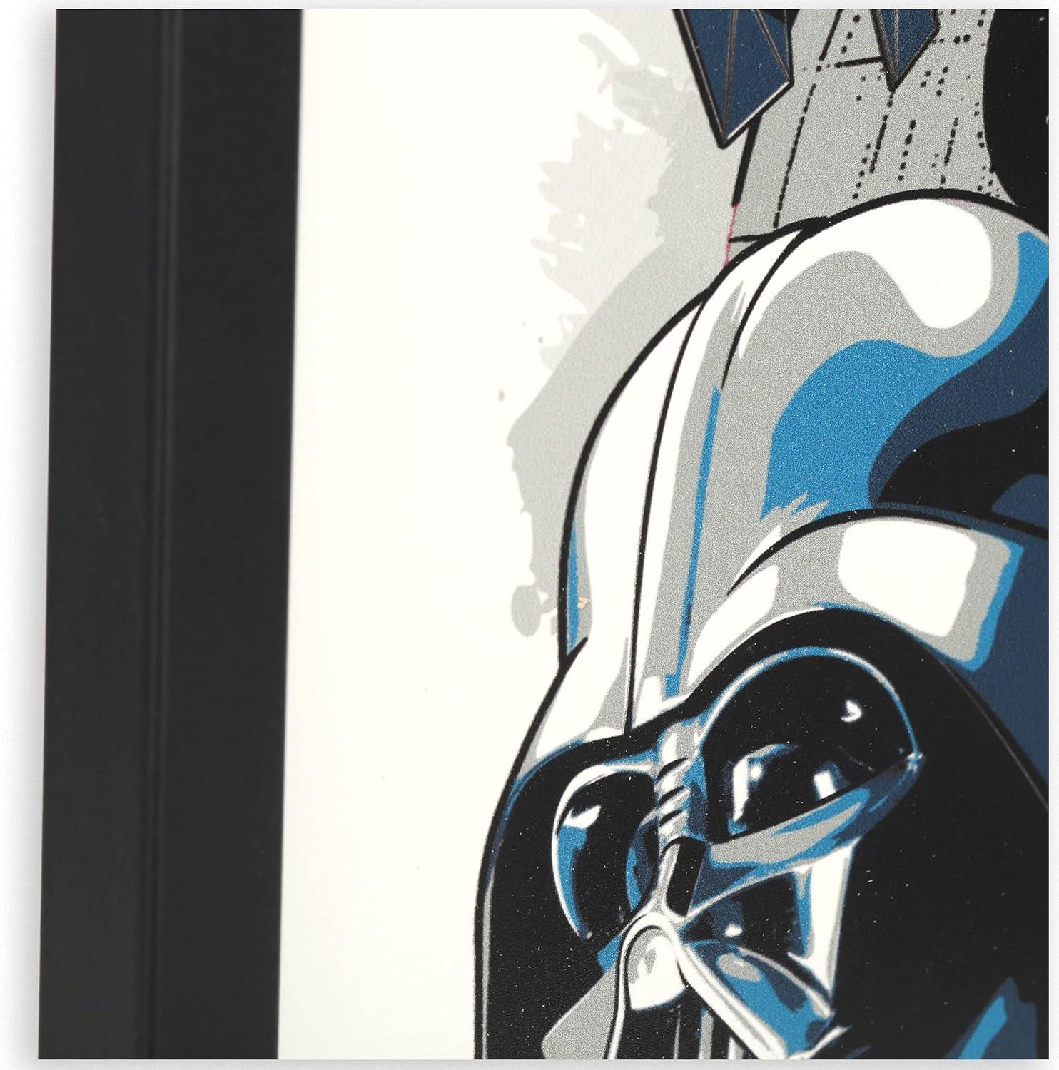 imageOpen Road Brands Disney Star Wars In This House Family Rules Wood Wall Decor  Large Star Wars Wall Art for Living Room Movie Room or Man CaveGray
