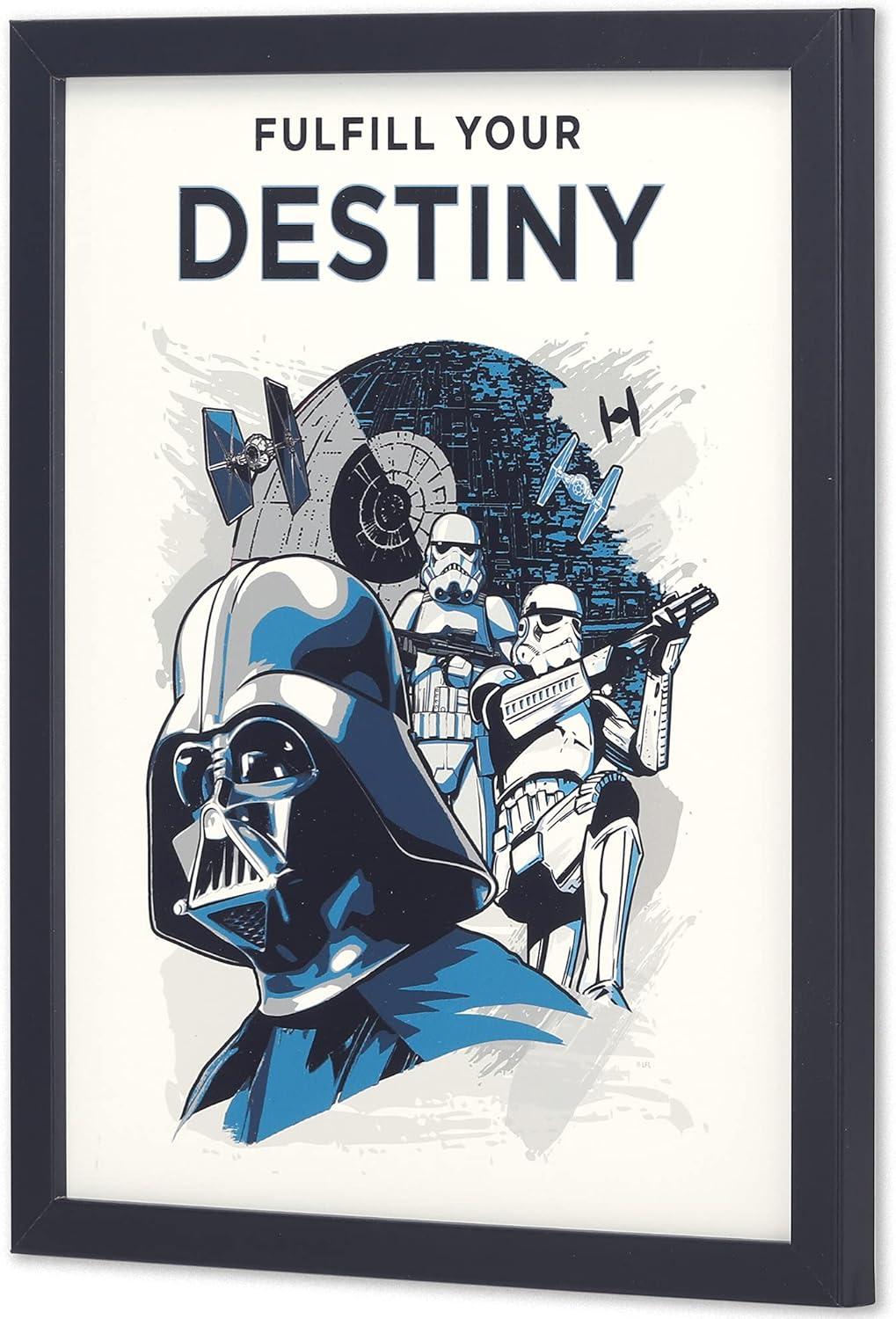 imageOpen Road Brands Disney Star Wars In This House Family Rules Wood Wall Decor  Large Star Wars Wall Art for Living Room Movie Room or Man CaveGray