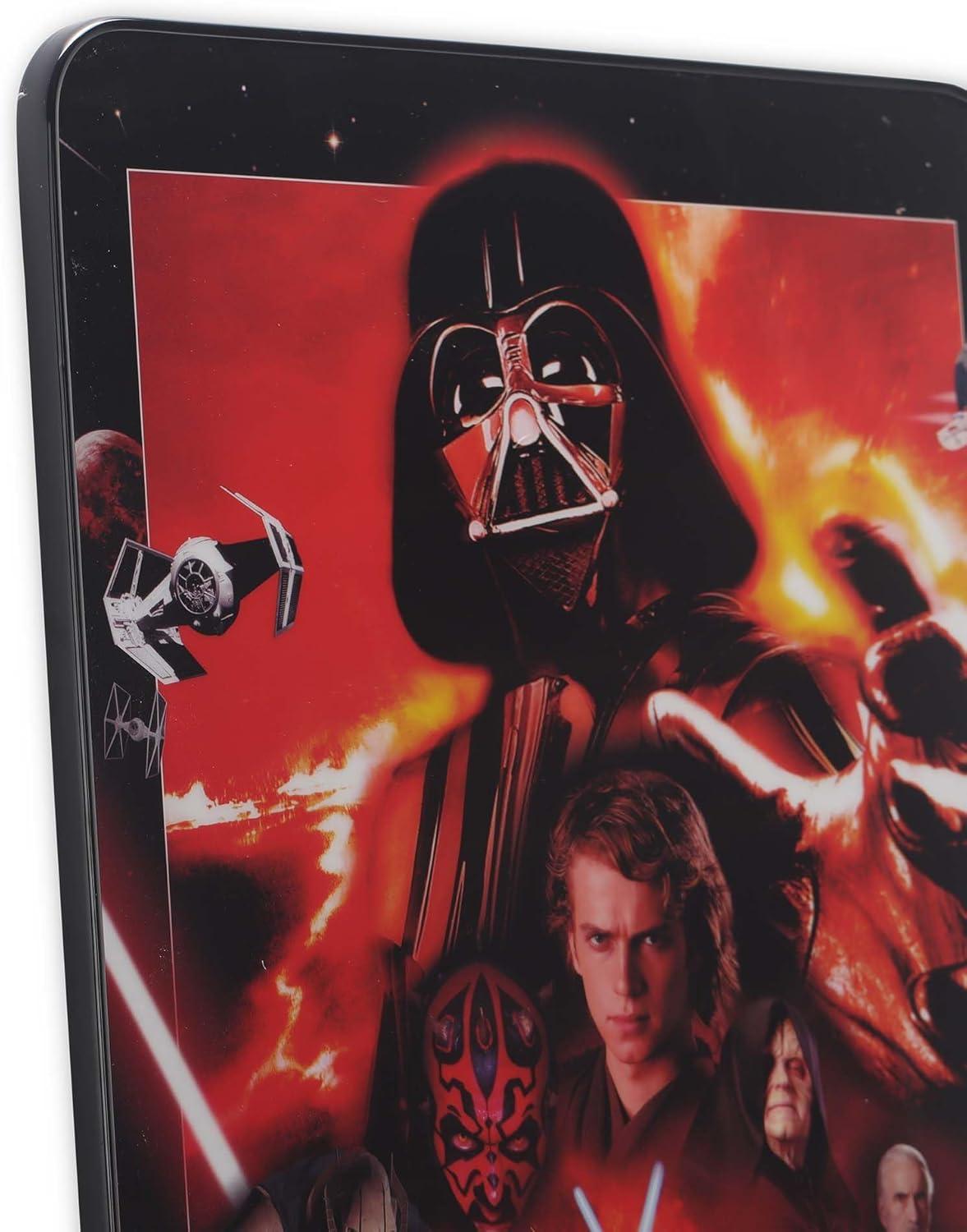 imageOpen Road Brands Disney Star Wars In This House Family Rules Wood Wall Decor  Large Star Wars Wall Art for Living Room Movie Room or Man CaveRedOrange