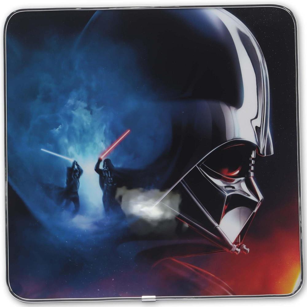 imageOpen Road Brands Disney Star Wars In This House Family Rules Wood Wall Decor  Large Star Wars Wall Art for Living Room Movie Room or Man CaveBlueGray