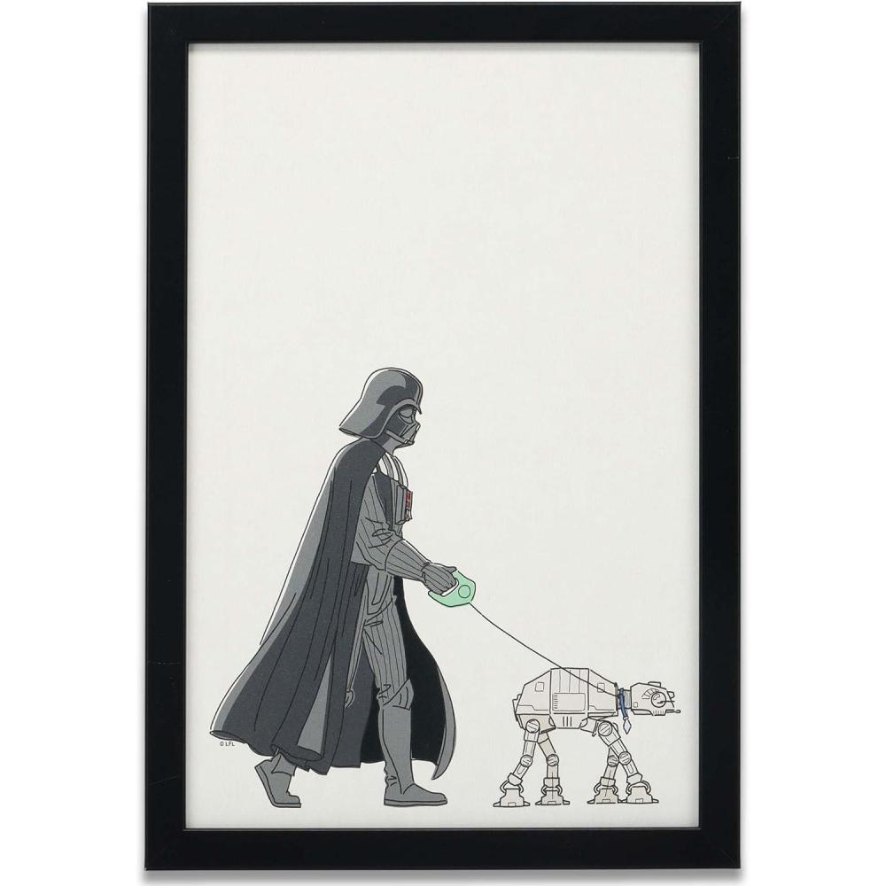 imageOpen Road Brands Disney Star Wars In This House Family Rules Wood Wall Decor  Large Star Wars Wall Art for Living Room Movie Room or Man CaveDark Gray