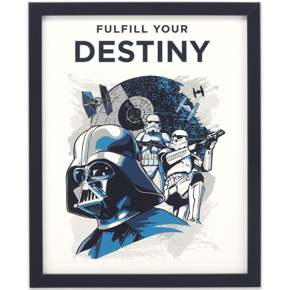 imageOpen Road Brands Disney Star Wars In This House Family Rules Wood Wall Decor  Large Star Wars Wall Art for Living Room Movie Room or Man CaveGray