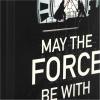 imageOpen Road Brands Disney Star Wars In This House Family Rules Wood Wall Decor  Large Star Wars Wall Art for Living Room Movie Room or Man CaveBlack