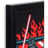 imageOpen Road Brands Disney Star Wars In This House Family Rules Wood Wall Decor  Large Star Wars Wall Art for Living Room Movie Room or Man CaveRed