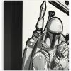 imageOpen Road Brands Disney Star Wars In This House Family Rules Wood Wall Decor  Large Star Wars Wall Art for Living Room Movie Room or Man CaveWhite