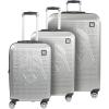 imageFUL Star Wars Darth Vader 25 Inch Rolling Luggage Embossed Hardshell Suitcase with Wheels BlackSilver