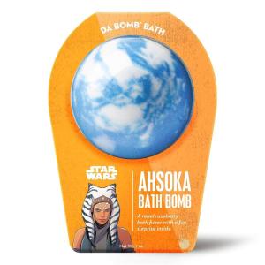 imageDa Bomb Bath Star Wars Ahsoka Bath Bomb  Rebel Raspberry Fragrance  Surprise Inside  7oz  Made in USA